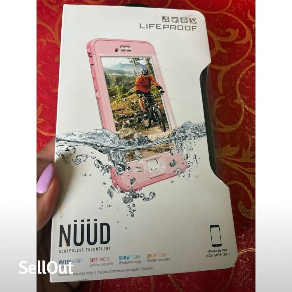 LifeProof NÜÜD Pink Cheetah Case for iPhone 6s Plus Waterproof Proof